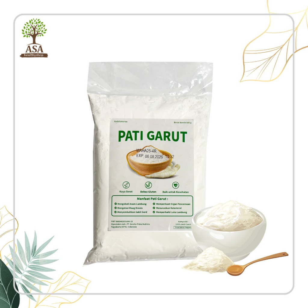 

Oriflakes Tepung Pati Garut 500 gram