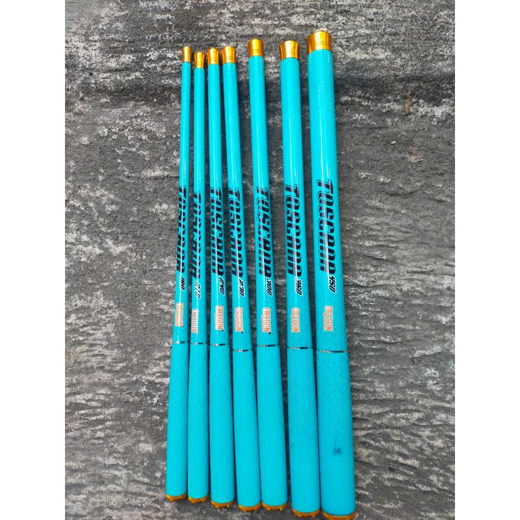 OREGON TOSCANA TEGEK PANCING ROS PENDEK BAHAN CARBON RINGAN ACTION KAKU KUAT 270 300 360 450