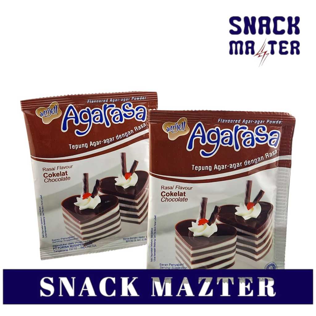 

Agarasa Tepung Agar-Agar Dengan Rasa Cokelat - Netto 22 gr