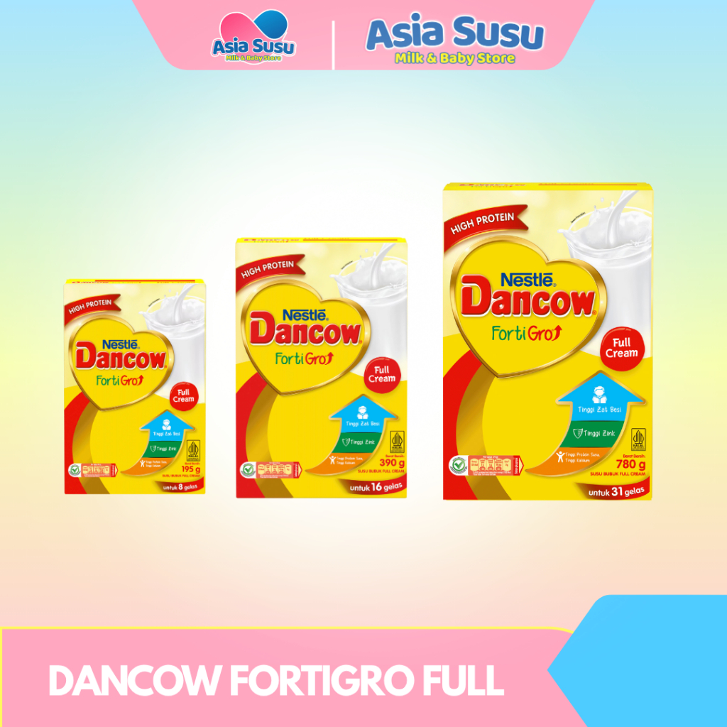 

DANCOW Fortigro Fullcream Susu Bubuk Susu Anak 780gr / 390gr / 195gr