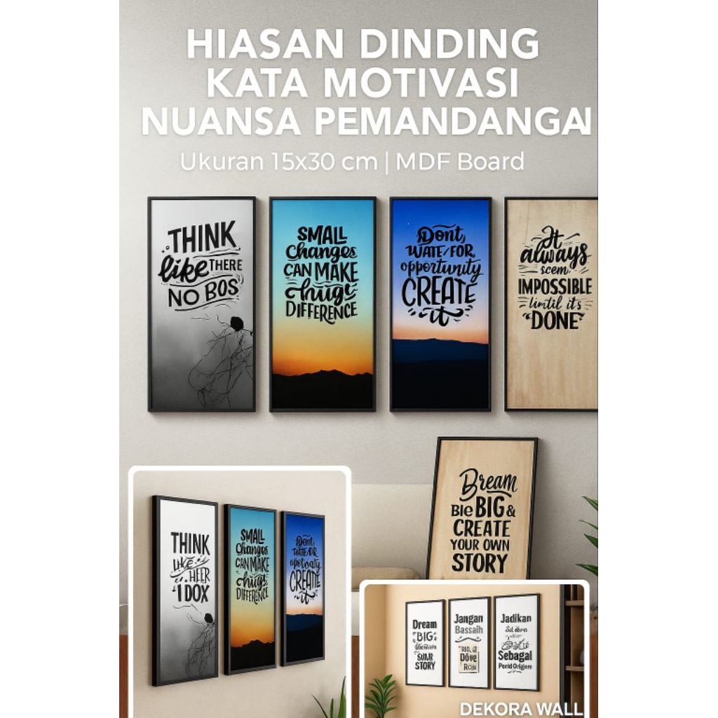 Hiasan Dinding Vintage Dapur & Kopi – Poster Kayu MDF Desain Retro Cafe