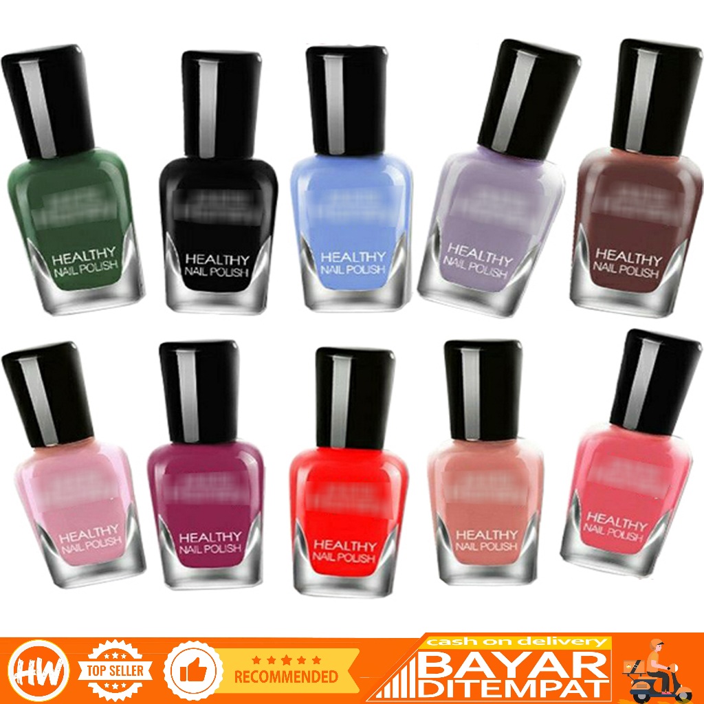 HaiWai COD Kutek Nail Polish Peel Off Kutek Tahan Lama / Kutek Peel Off Kupas Halal KTK03