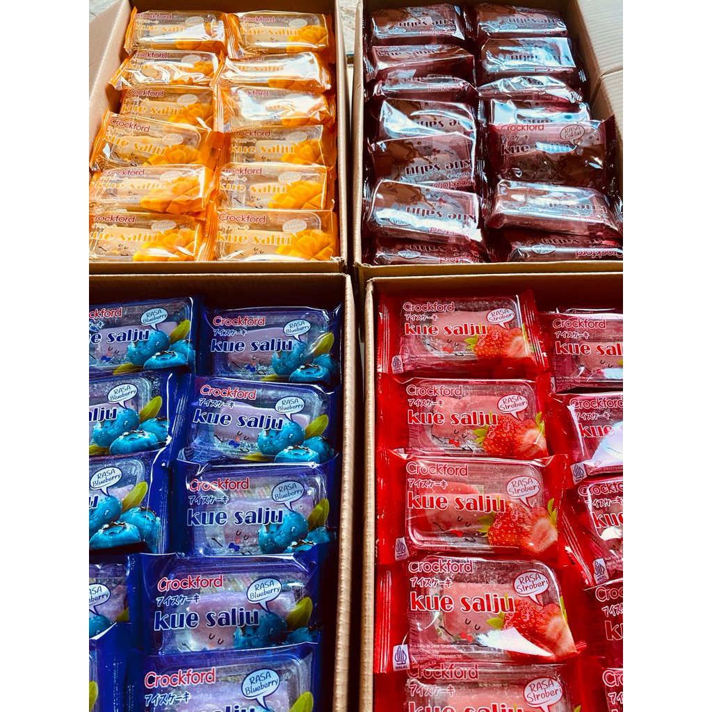 

Mochi Lapis Bolu (Kue Salju) 5pc Mix Rasa