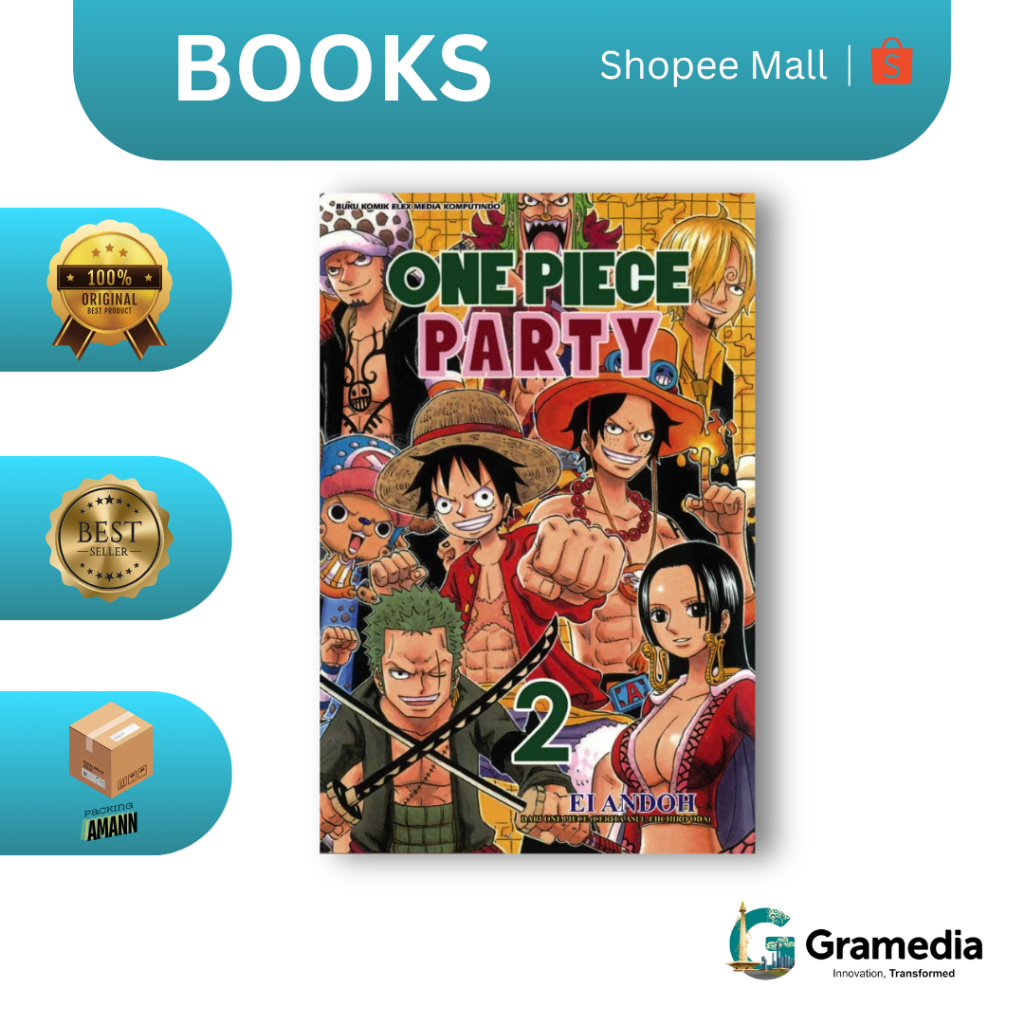 Gramedia MKG - Komik One Piece Party 02 (Eiichiro Oda)