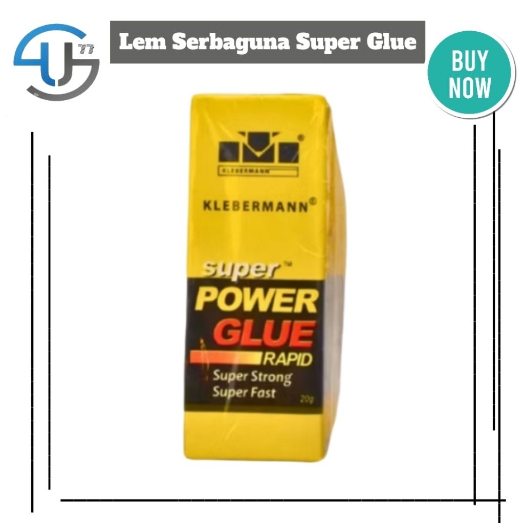 

KLEBERMAN Lem Serbaguna Super Glue By Toko Haji Usman