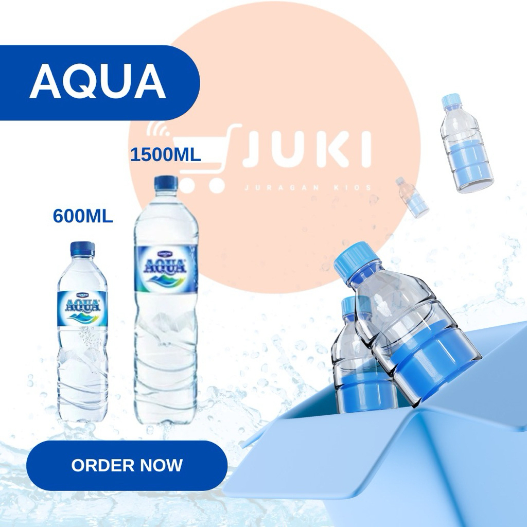 

AQUA Botol 600ml(1 Karton Isi 24 Botol)– AQUA Air Mineral 1500ml (1 Karton Isi 12 Botol)-Air Mineral Segar & Asli