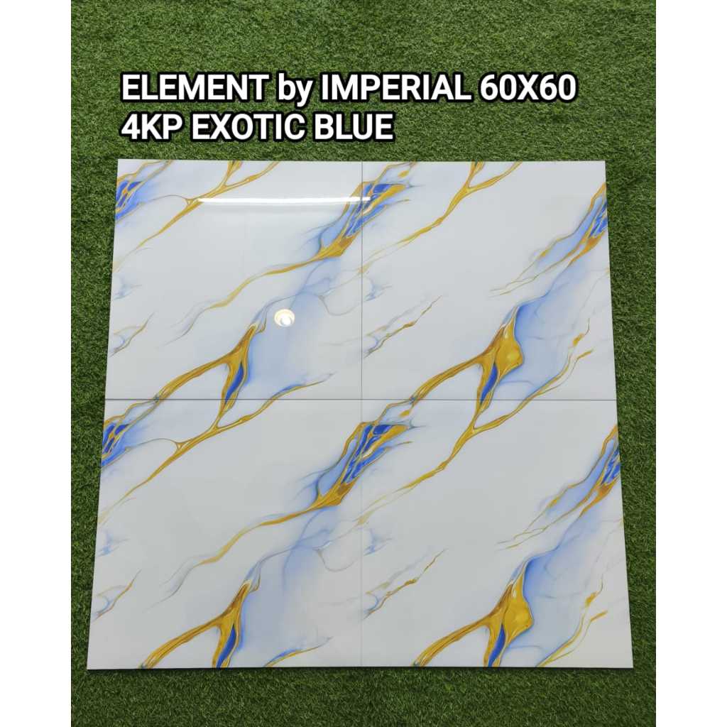 Granit Glazed Element Exotic Blue 60x60 - Kilat Medan