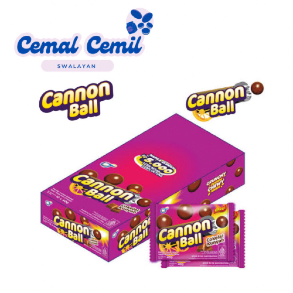 

CEMILAN CANNON BALL CHOCOLATE [ISI 12pcs]