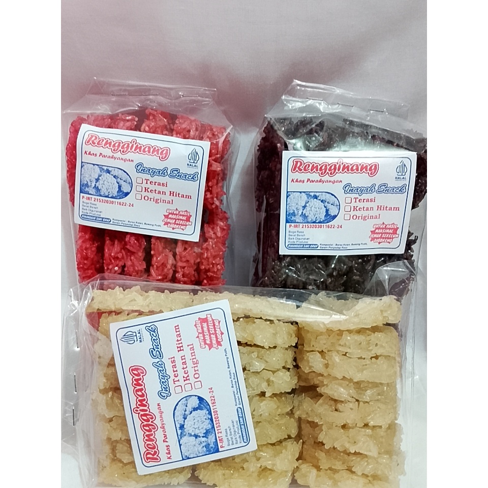 

Rengginang beras ketan kiloan makanan khas jawa barat cemilan tradisional kerupuk beras ketan