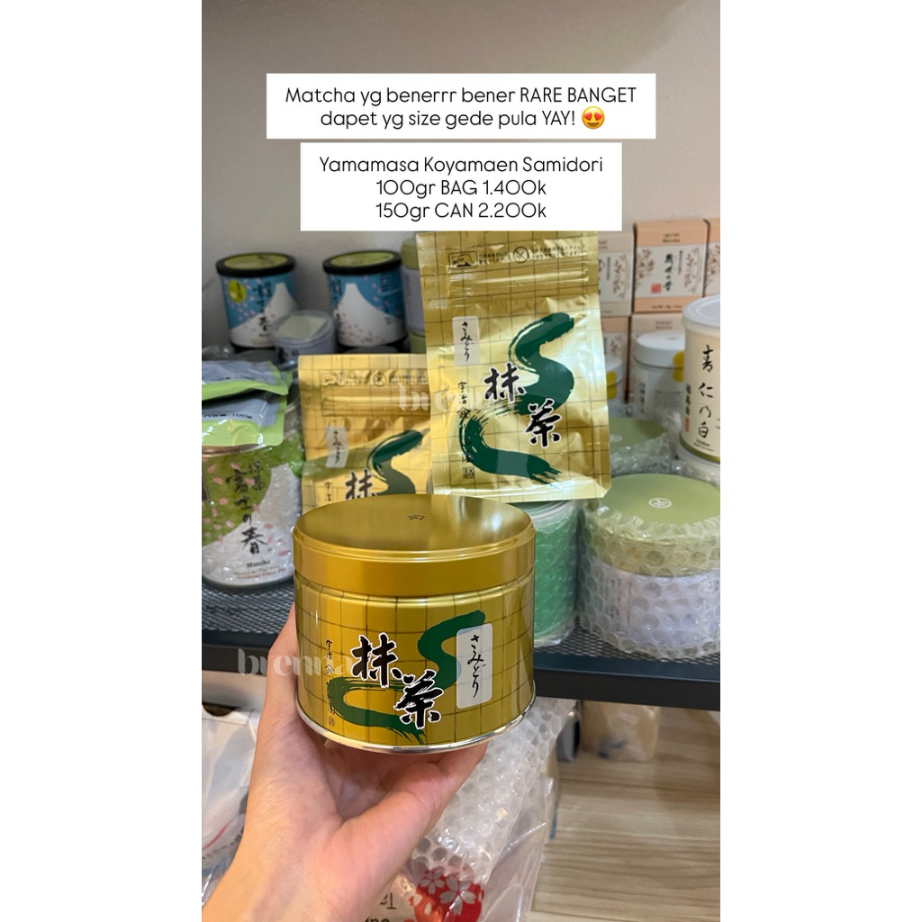 

[READY STOCK] Yamamasa Koyamaen Japan Matcha Powder | Ceremonial Matcha Kyoto Japana