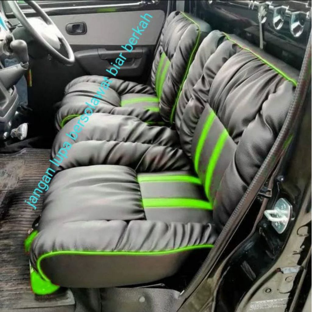 sarung jok pick up motif sofa buat mobil pick up