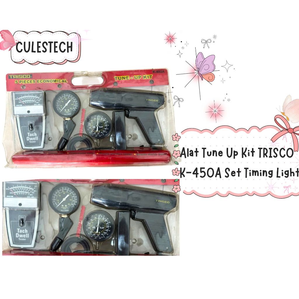 Alat Tune Up Kit TRISCO K-450A Set Timing Light Untuk Mobil K450A Asli