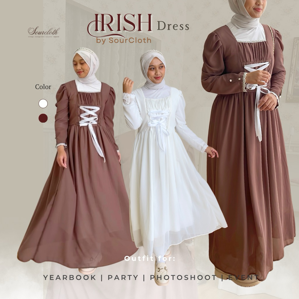 Irish Dress by SourCloth - Dress Vintage Core Retro Bridgerton