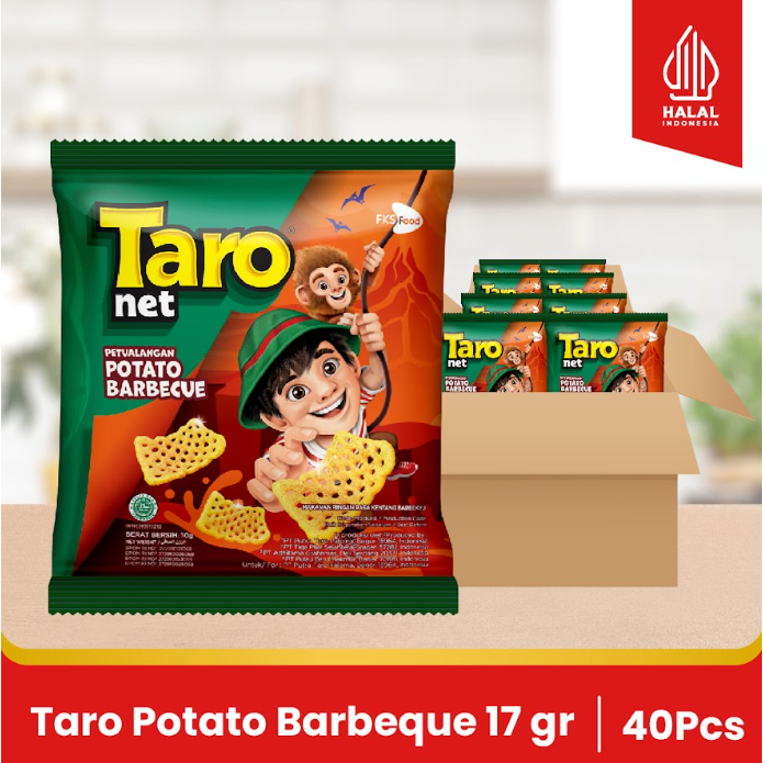 

Taro - Barbeque - Small Pack - 1 Karton (4renceng) - 40 Pcs - 17gr
