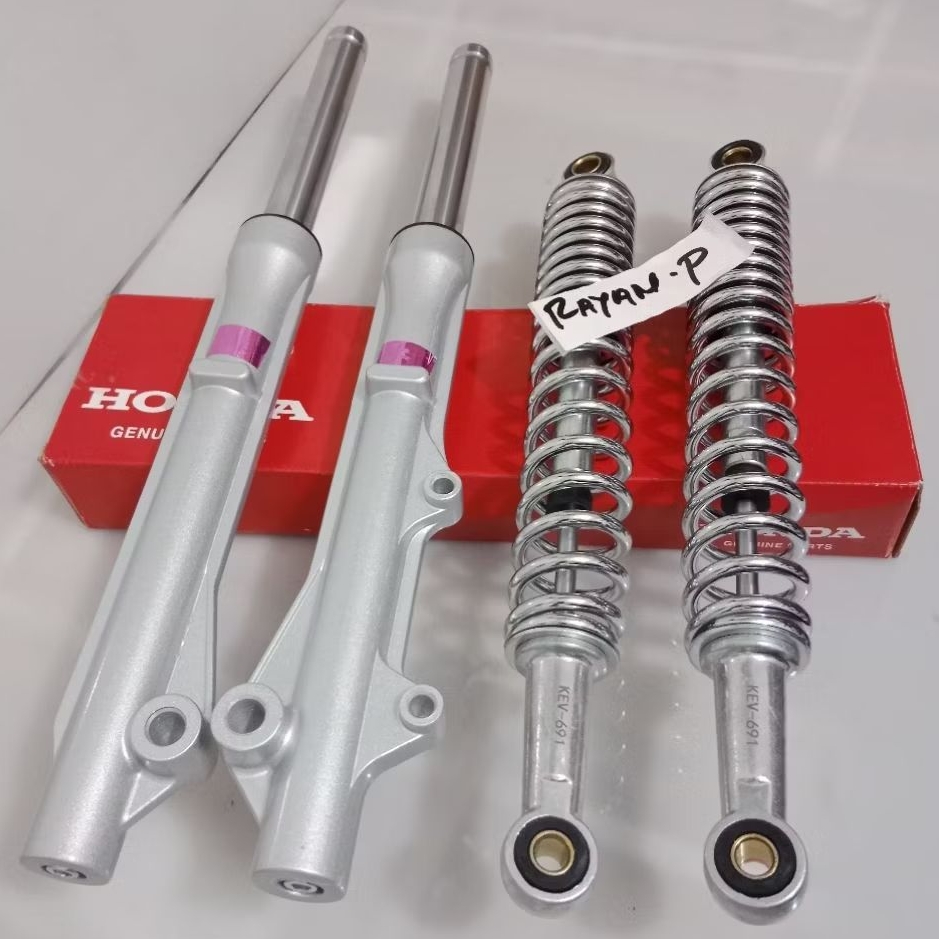 SOK DEPAN+BELAKANG SUPRA LAMA SUPRA FIT SUPRA X CAKRAM KEV TINGGAL PASANG