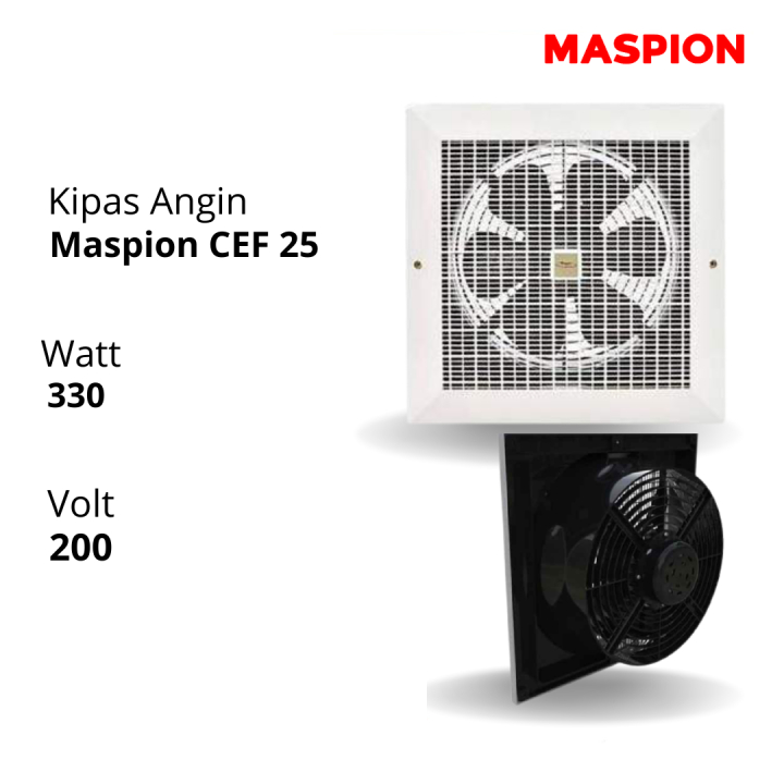 Exhaust Fan Maspion 10 Inch CEF25 Plafon /  Kipas Exhaust Maspion CEF-25 10" Exhaust Plafon Maspion