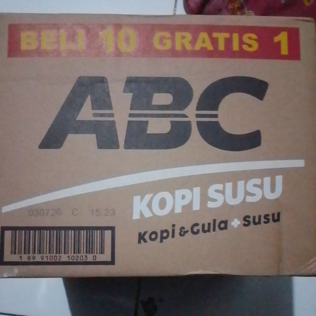 

langsung kirim ABC kopi susu 1dus