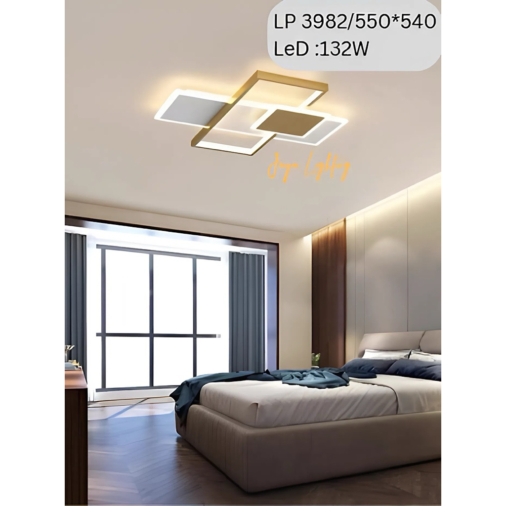 Lampu Plafon Minimalis kotak/Bulat