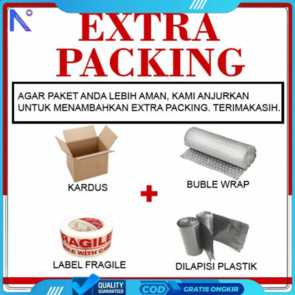 

Packing Extra BubleWrap + Kardus