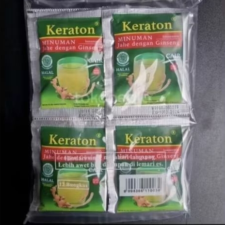 

Rtg - Sari Jahe Keraton isi 12 pcs