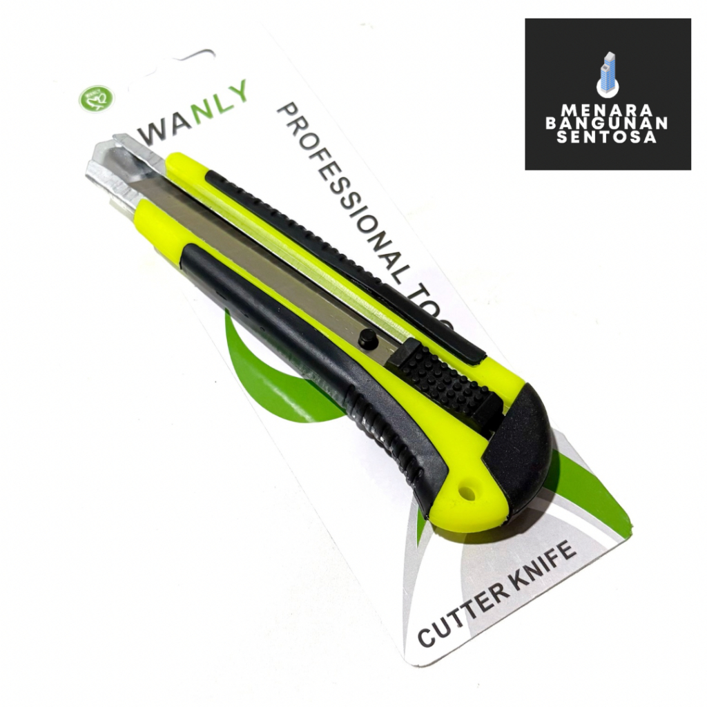 

Pisau Cutter Wanly Besar Plus Refill - Pisau Silet Serbaguna