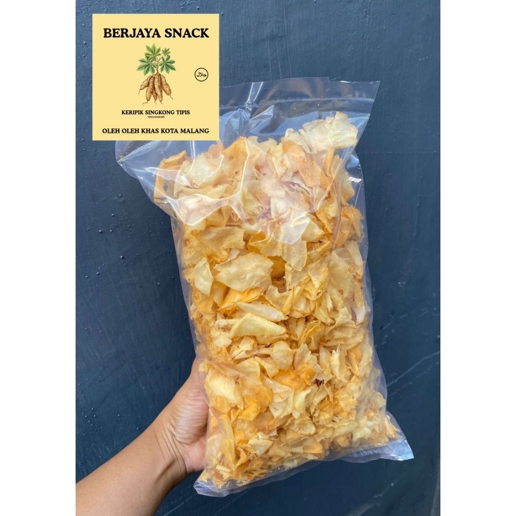 

Keripik Singkong Tipis rasa Keju 250 gram