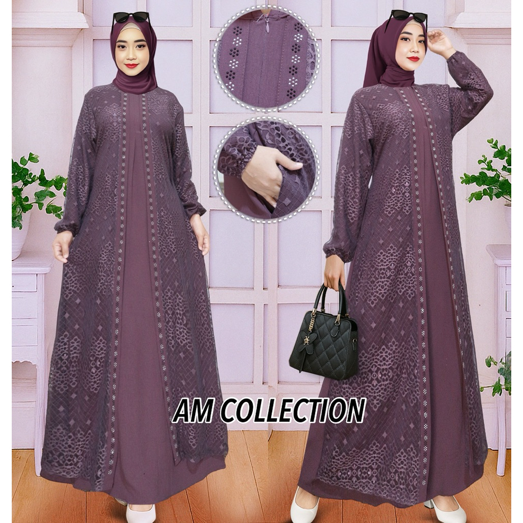 NEW GAMIS BRUKAT VALENTINO MEWAH,GAMIS KONDANGAN SIMPLE ELEGAN,GAMIS BROKAT KONDANGAN,GAMIS TERBARU
