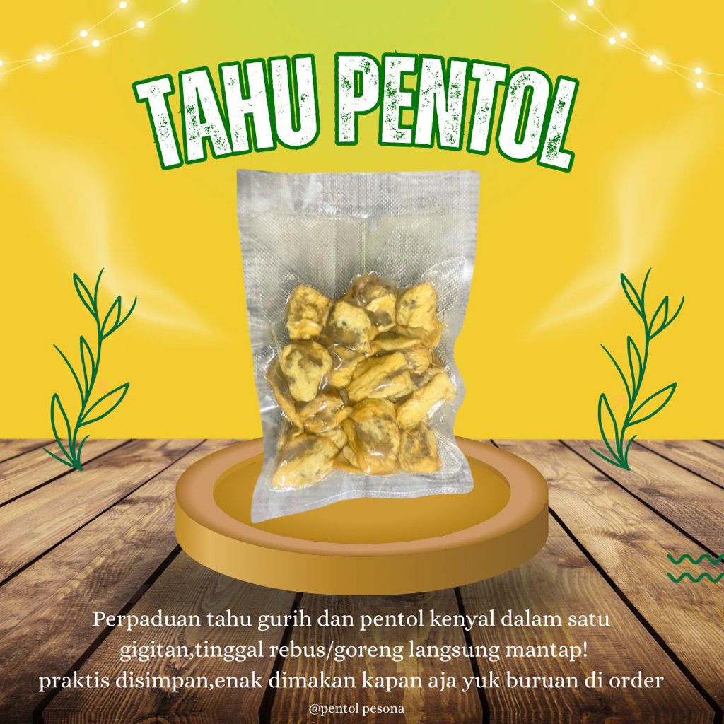 

TAHU PENTOL isi 60 biji free saos+ sambel