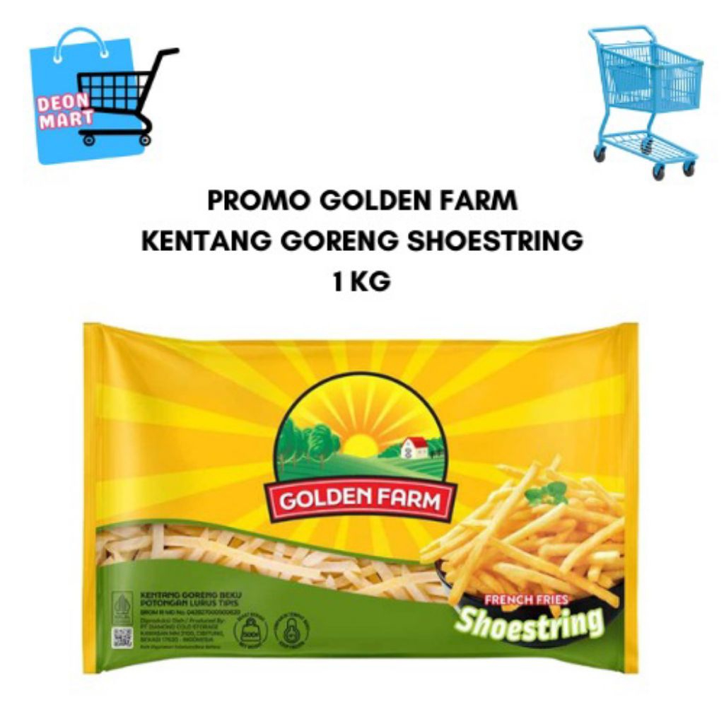 

PROMO GOLDEN FARM KENTANG GORENG SHOESTRING 1 KG