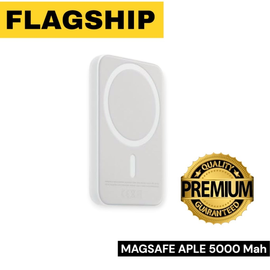 FLAGSHIP Powerbank Magsafe 5000 mah For IOS (Segel Green MFI)