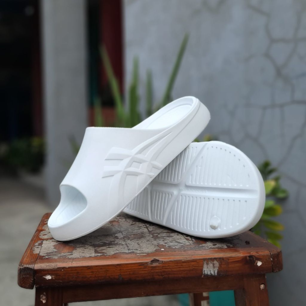 ASICS SANDAL SLIP ON PRIA WANITA KARET JELLY SLIDE SLOP