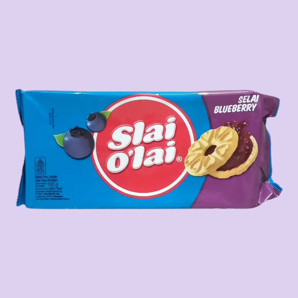 

ROMA SLAI O'LAI Blueberry, Nanas dan Stroberi Biskuit 192gr