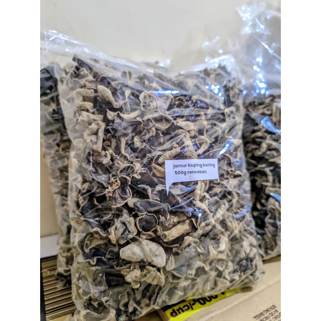 

jamur kuping 500g rencekan kecil murah sortiran gratis ongkir