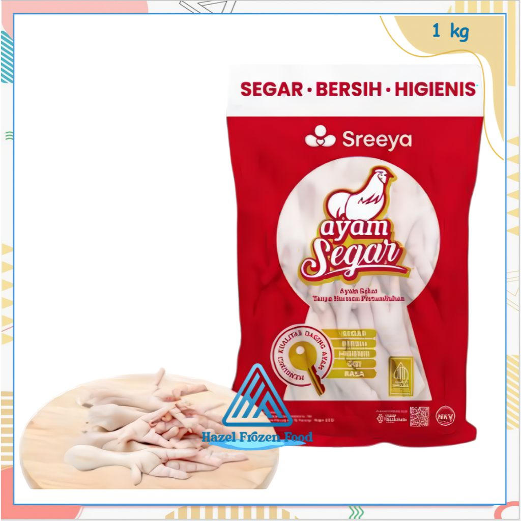

Sreeya Ceker Ayam 1 kg Frozen Food Karawang