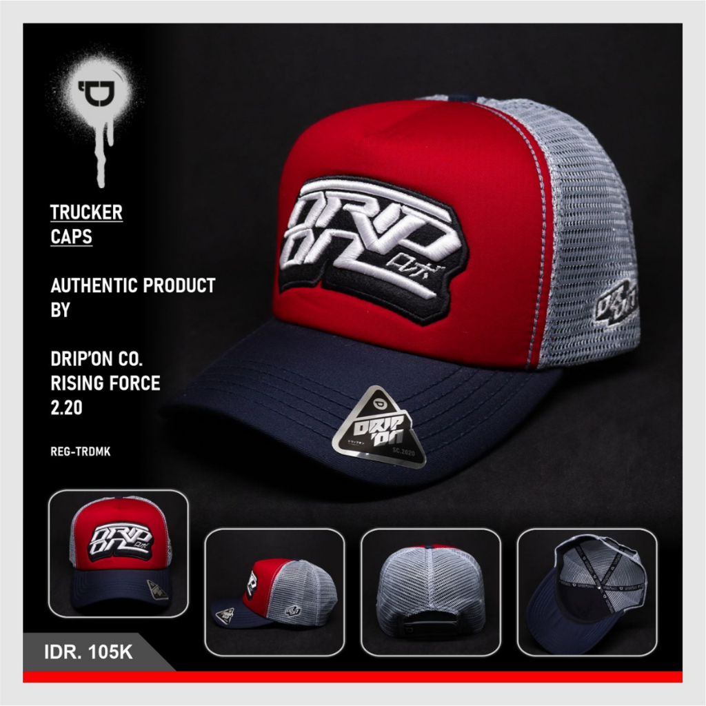 DRIPON Topi Jaring Pria Proshop Trucker Distro Skaters Original Dloozy Official DO37