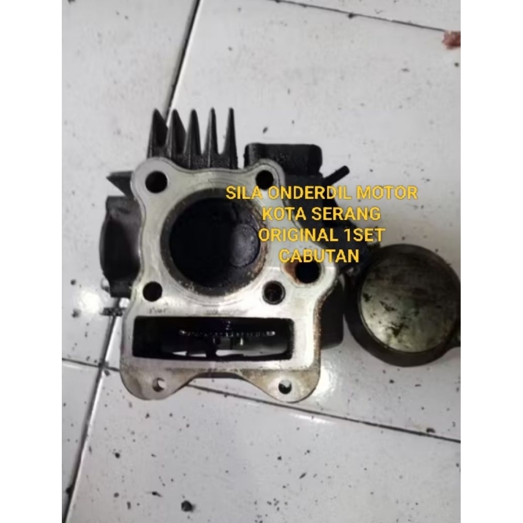 BLOK HEAD BLOCK HEAD SILINDER HEAD SUZUKI SMASH 110 PNP SMASH NEW FULL SET ORIGINAL COPOTAN