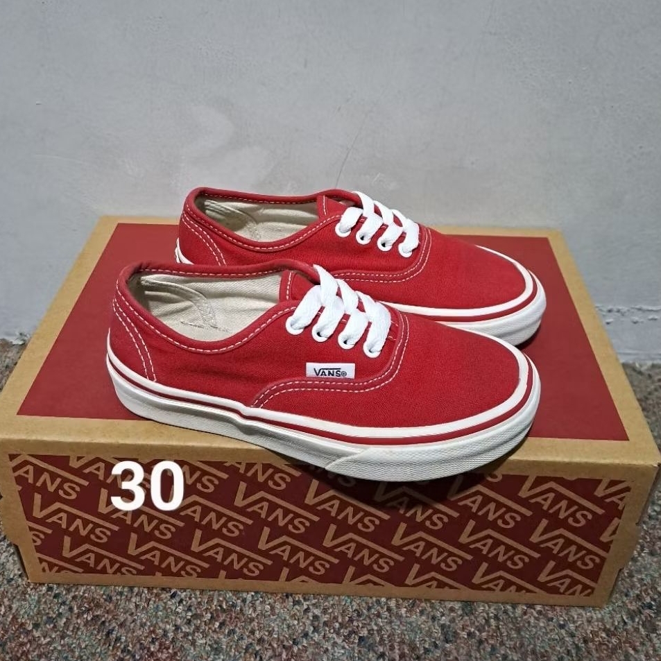 Vans Kids Authentic Red Chili classic Original