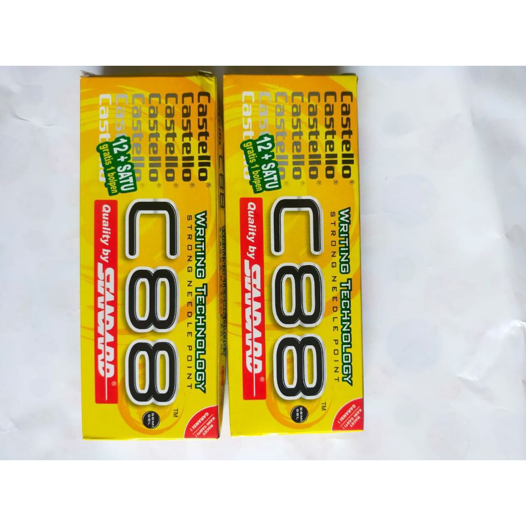 

PULPEN C88 STANDARD CASTELLO C88 HITAM 1 PACK