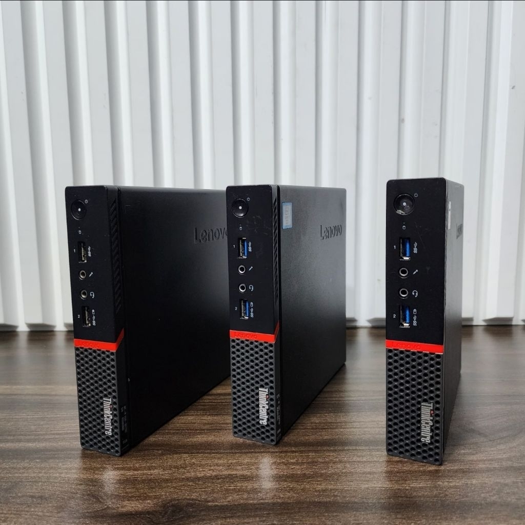 Mini Pc Lenovo ThinkCentre M700 Intel Core i3 6100T Ram 8Gb Ssd 128Gb Win 10 Siap Pakai