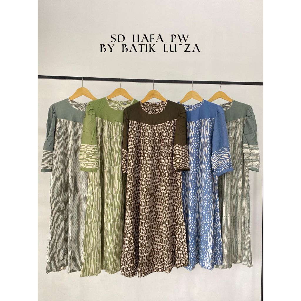 LUZA ~ Daster Hafa Lengan Panjang by Batik Luza