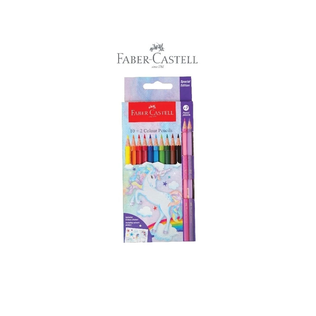 

Faber-Castell Pensil Warna Unicorn seri 12 & 24 WARNA 1 SET