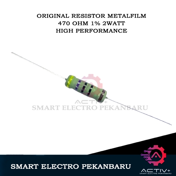 ORIGINAL RESISTOR 470 OHM 2W Metal Oxide 5% 470 OHM 2 WATT 470OHM 2 W RESISTOR 470R 470 R 2WATT