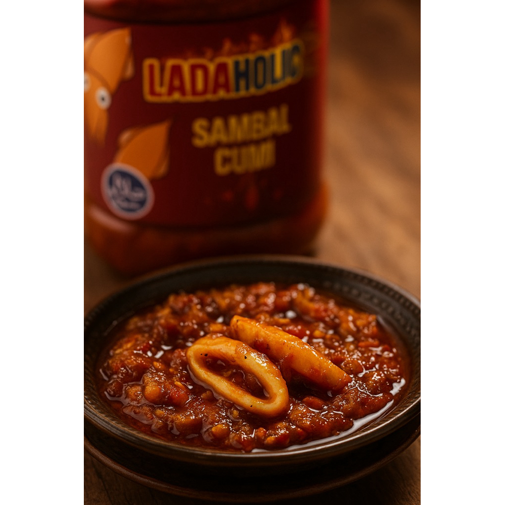 

Sambal Cumi Lada Holic - 150gram – Pedas Gurih Bikin Nagih