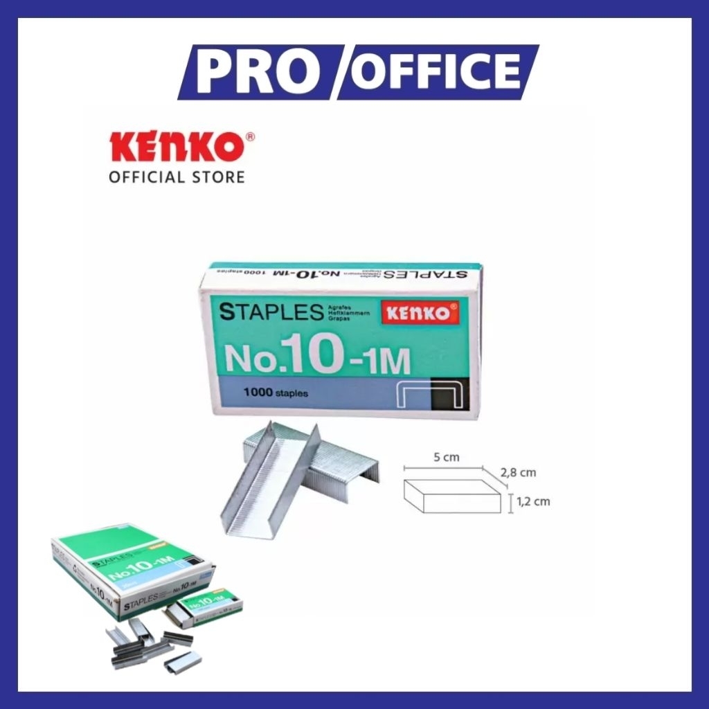 

ProOffice - KENKO Isi Staples No.10-1M / 1 Pak
