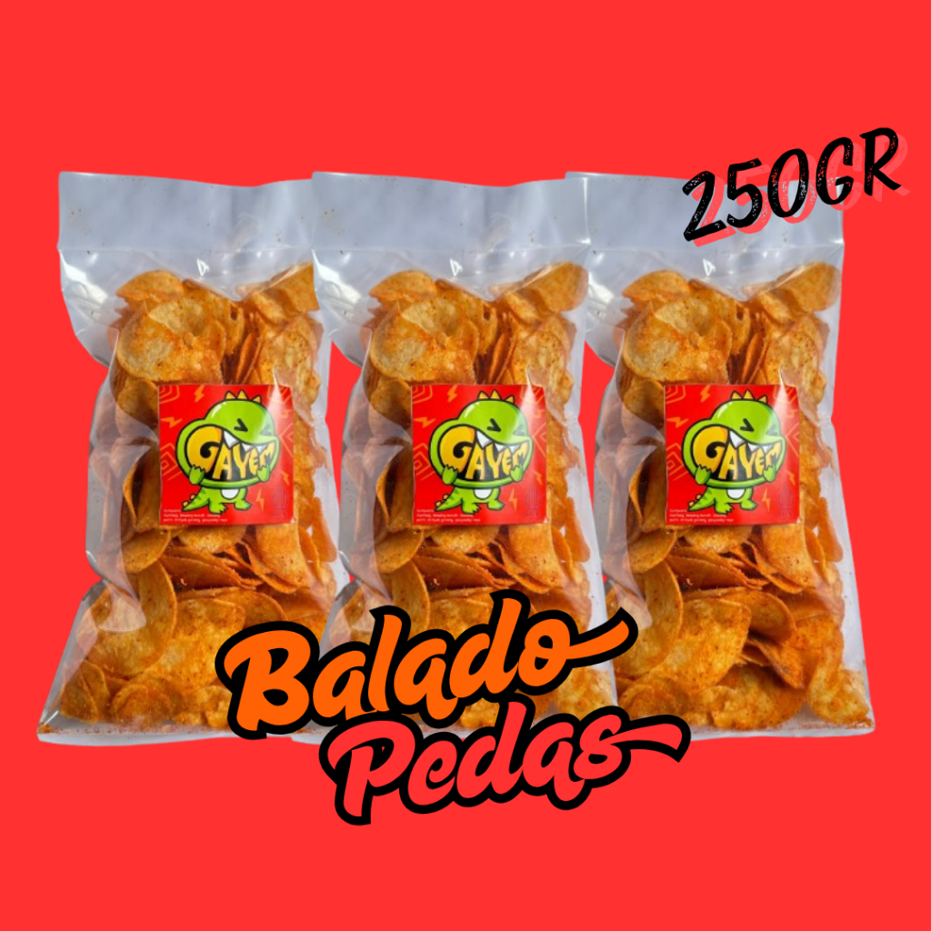 

Keripik Kentang Balado Pedas 250gr