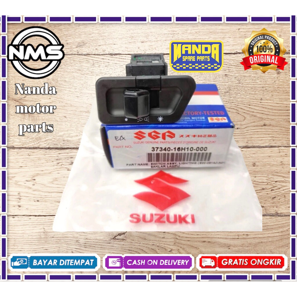 SAKLAR TOMBOL LAMPU SPIN SKYDRIVE SMASH SHOGUN 125 ASLI SGP