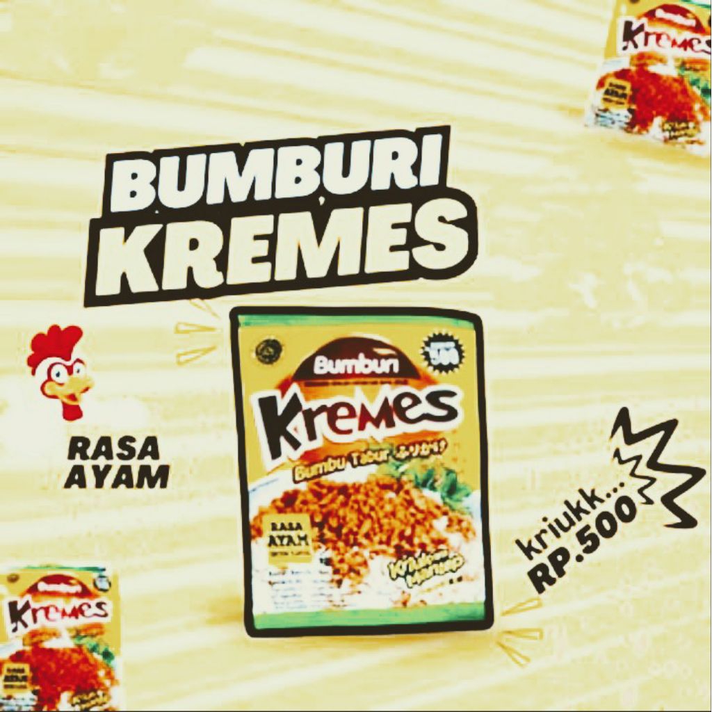 

Bumburi Kremes 8gr Rasa Ayam 40/60/120 sachet