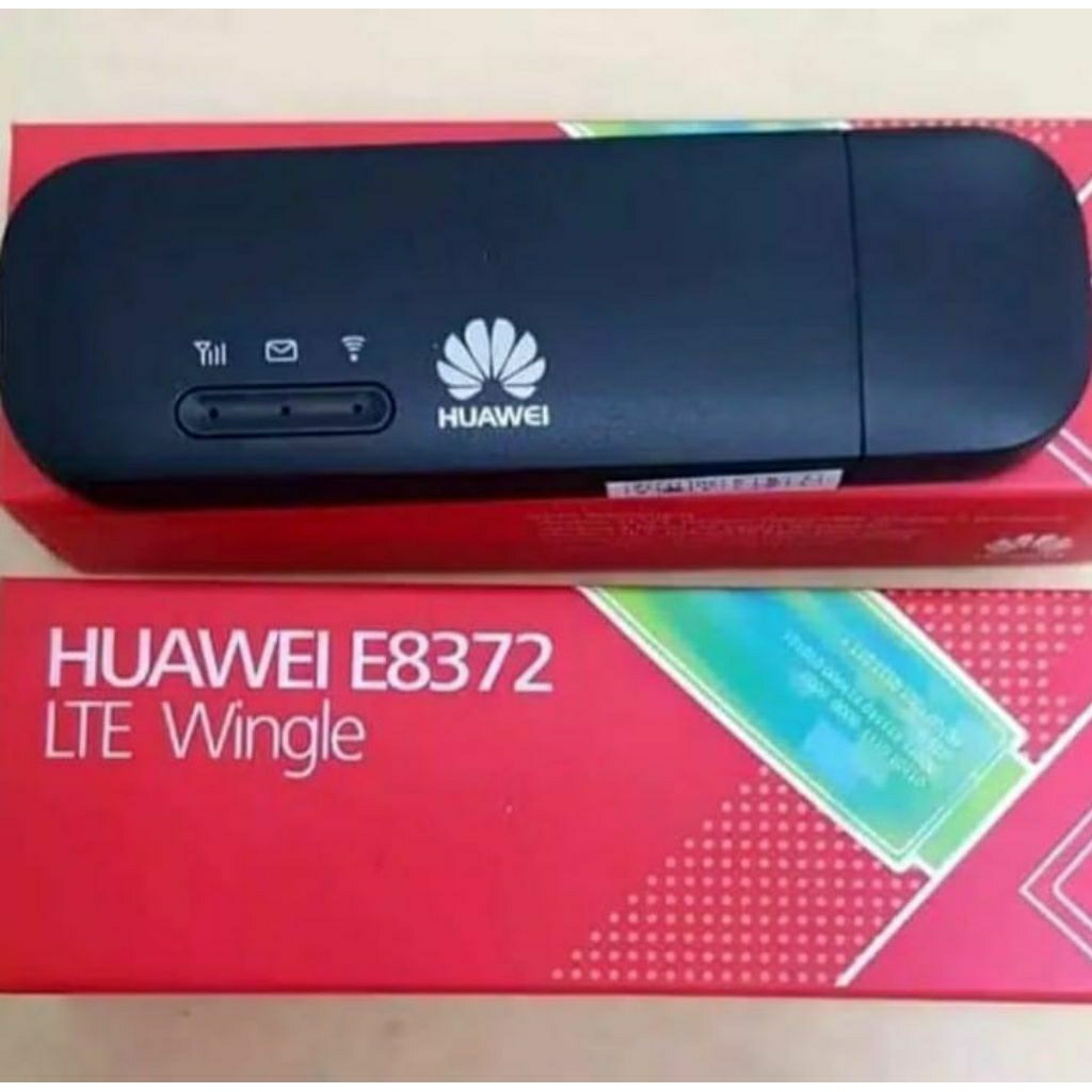 Modem Stick 4G LTE Huawei E8372h-608 Wifi USB Wingle Fullmod Bisa Alloprator 4G 850'1800'2100Mhz