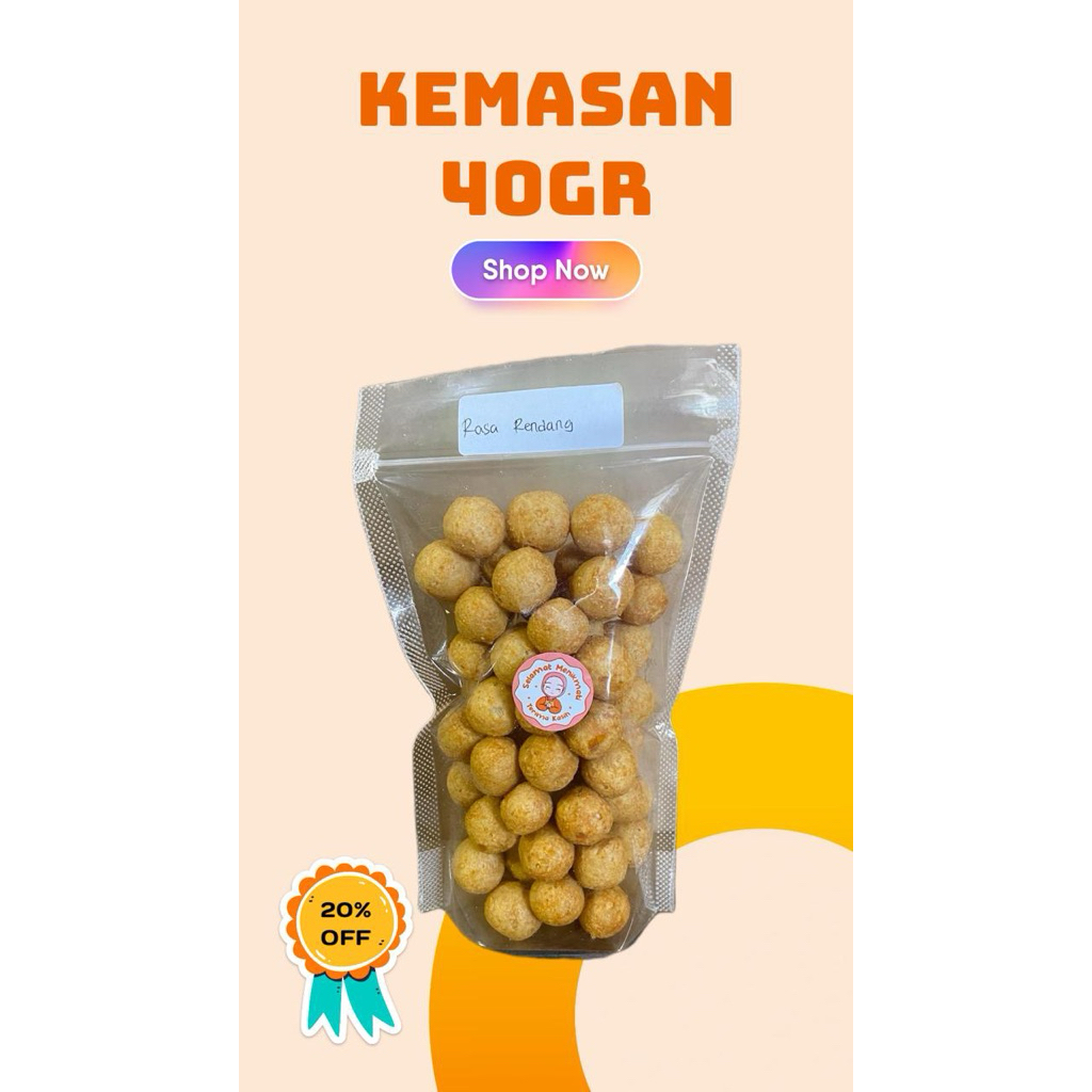 

Tahu bulat mini kering kemasan 40gr
