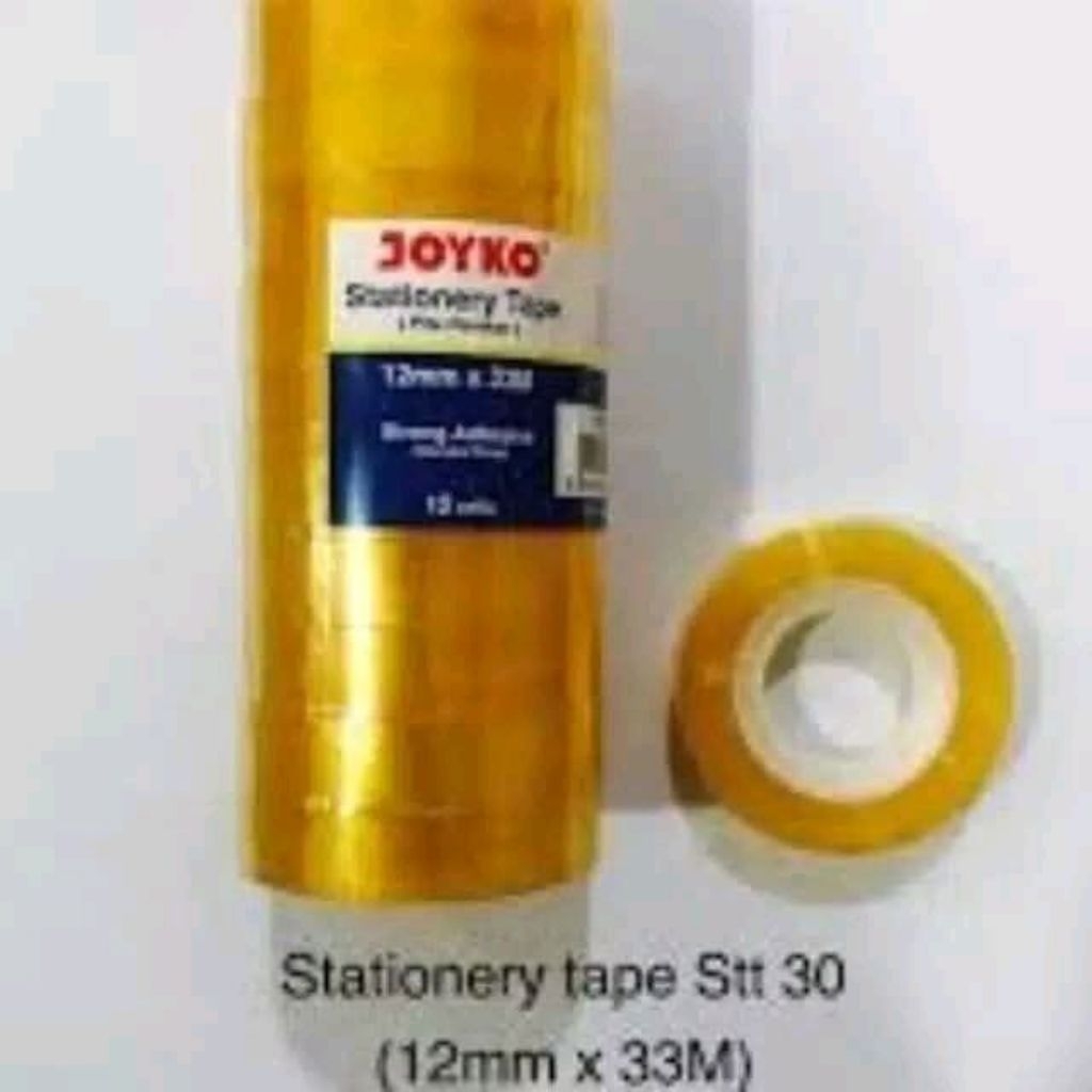 

JOYKO STT30 MINI CLEAR ADHESIVE TAPE SELOTIP SOLATIP LAKBAN KECIL